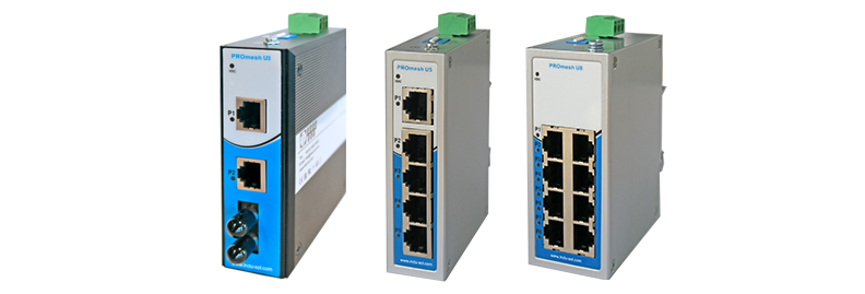 PROmesh U: Unmanaged Industrie Switches