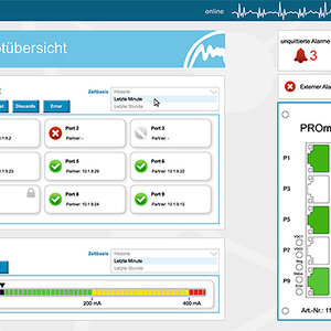 Intuitive Weboberfläche des PROmesh P9