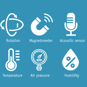 The SIEDS monitors various maintenance and process-relevant parameters such as temperature, vibrations, brightness and acoustics, with self-learning alarm functions.