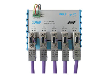 PROFIBUS Kompakter Mehrfach-Repeater MULTIrep X5