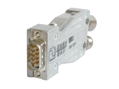 PROFIBUS Stecker M12 ohne PG 180° axial