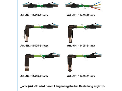 PROFINET cable assemblies