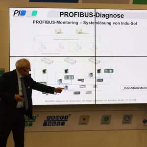 Karl-Heinz Richter beim Vortrag PROFIBUS Diagnose