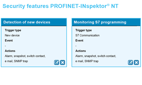 Industrial network security with PROFINET inspector NT
