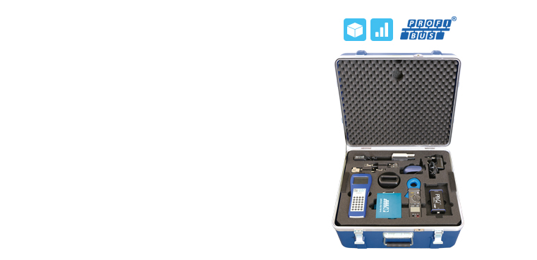 PROFIBUS diagnostic tools in a set