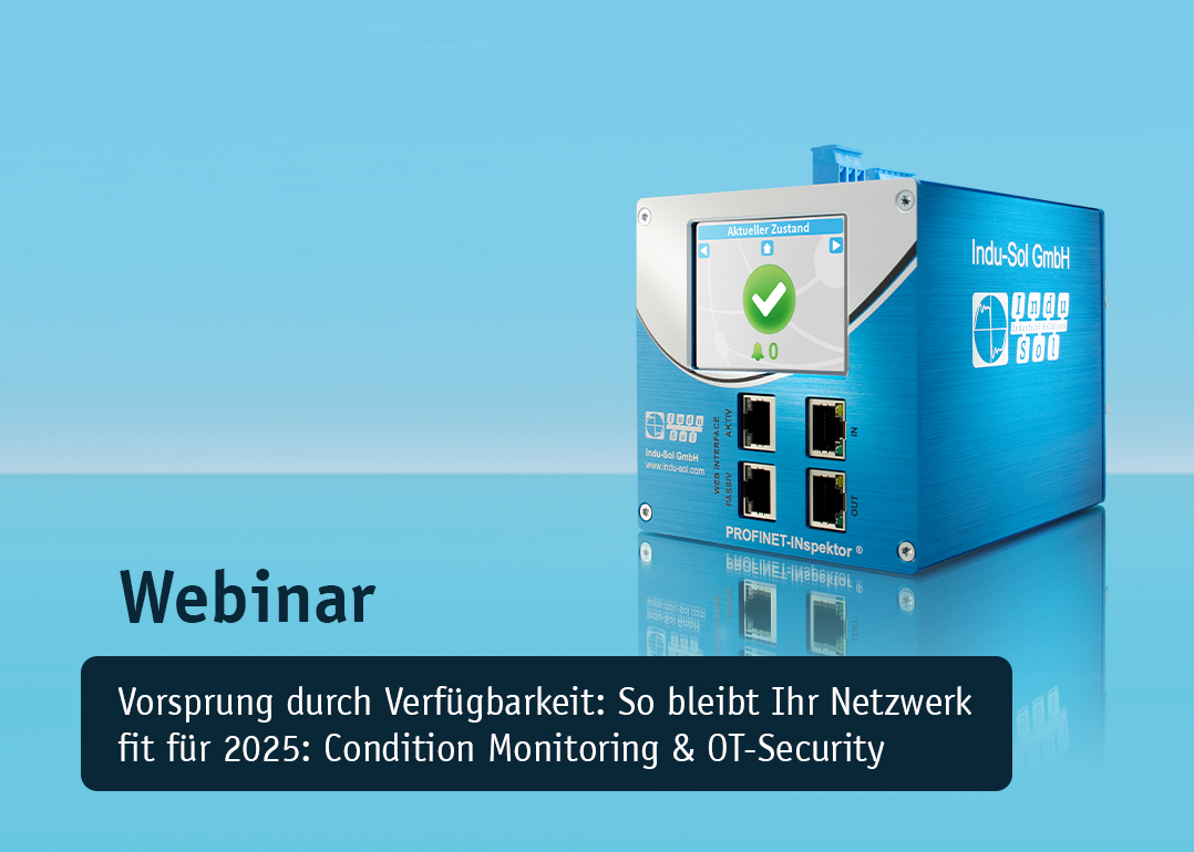 Webinar: Condition Monitoring & OT-Security