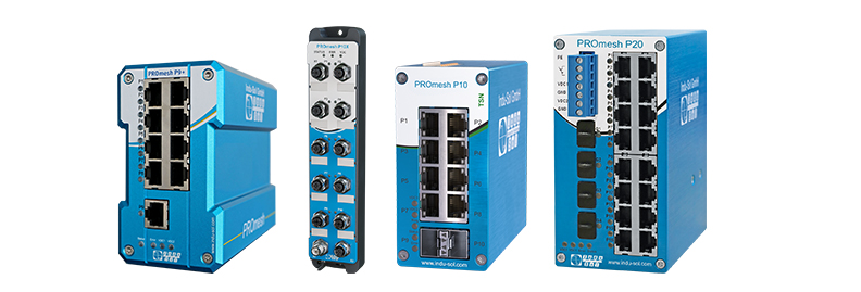 PROmesh P: Managed Industrie Switches mit Diagnose- und Monitoringfunktionen