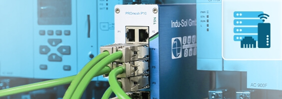 Indu-Sol: Infrastrukturkomponenten für industrielle Netzwerke