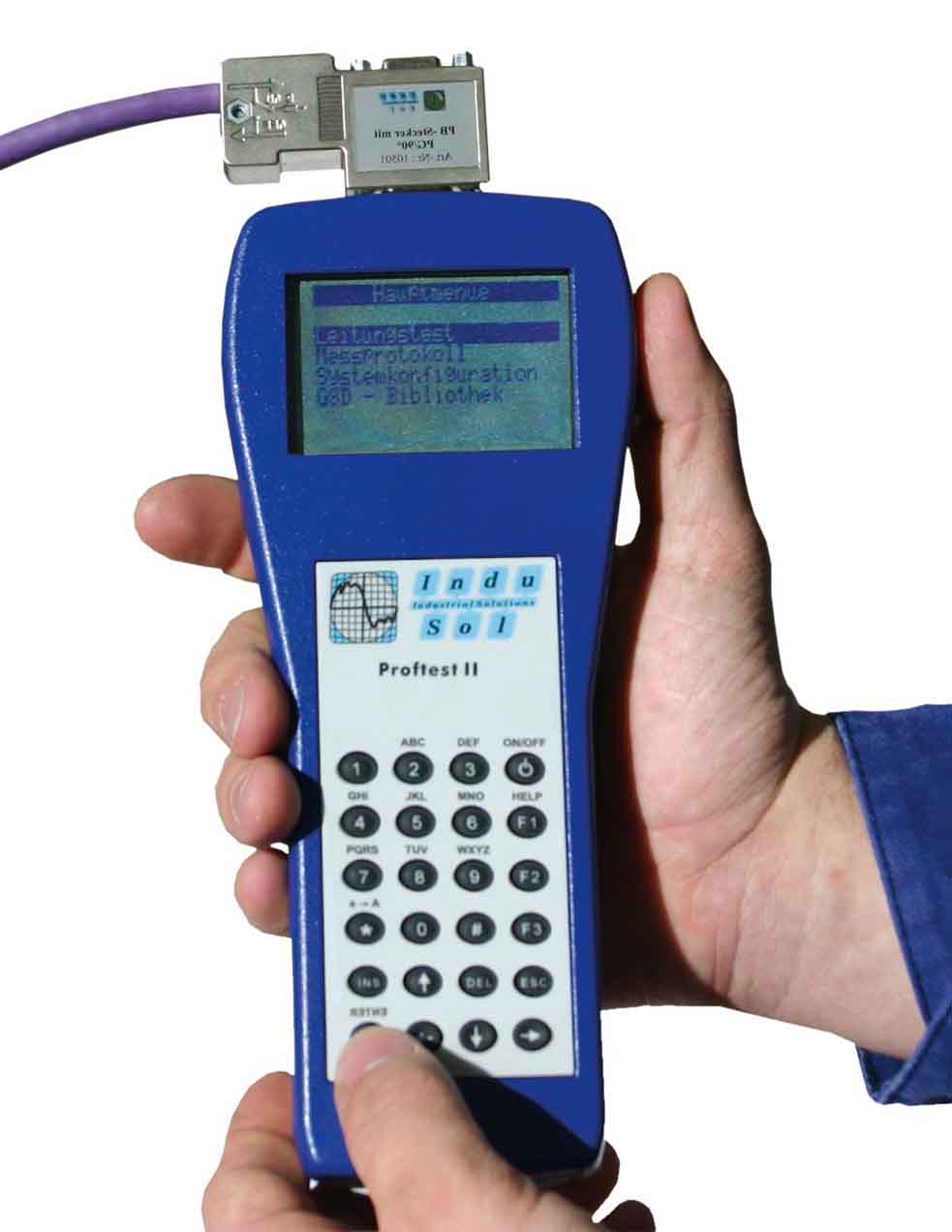 Der PROFtest II ist das ideale Messgerät für Inbetriebnahme, Instandhaltung und Service
