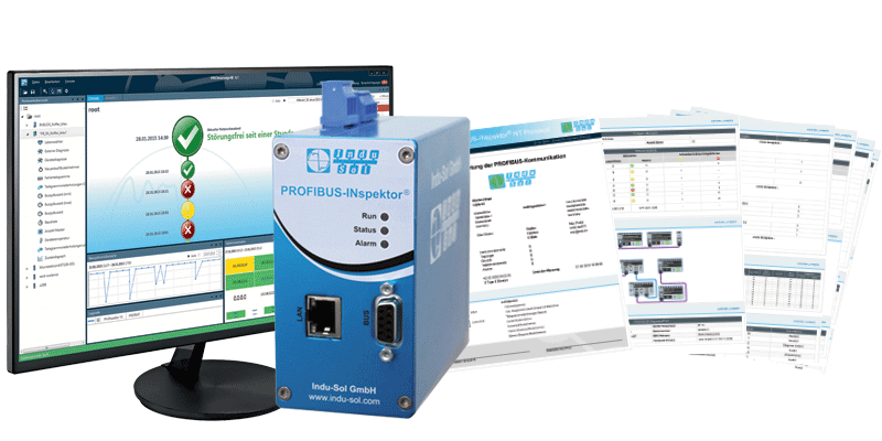 Indu-Sol Lieferkonzept PROFIBUS-Monitoring