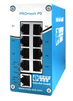 PROFINET/Ethernet Switch PROmesh P9
